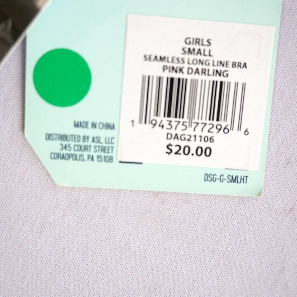 DSG Girls Sports Bras (2) | Size S (8-9), NWT - Picture 9 of 10